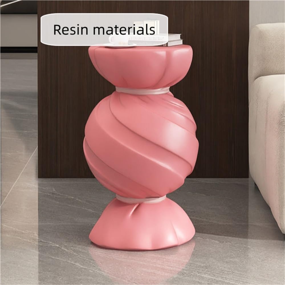 Candy Shape Side Table, Creative End Tables for Home, Simple Style Bedside Ta...