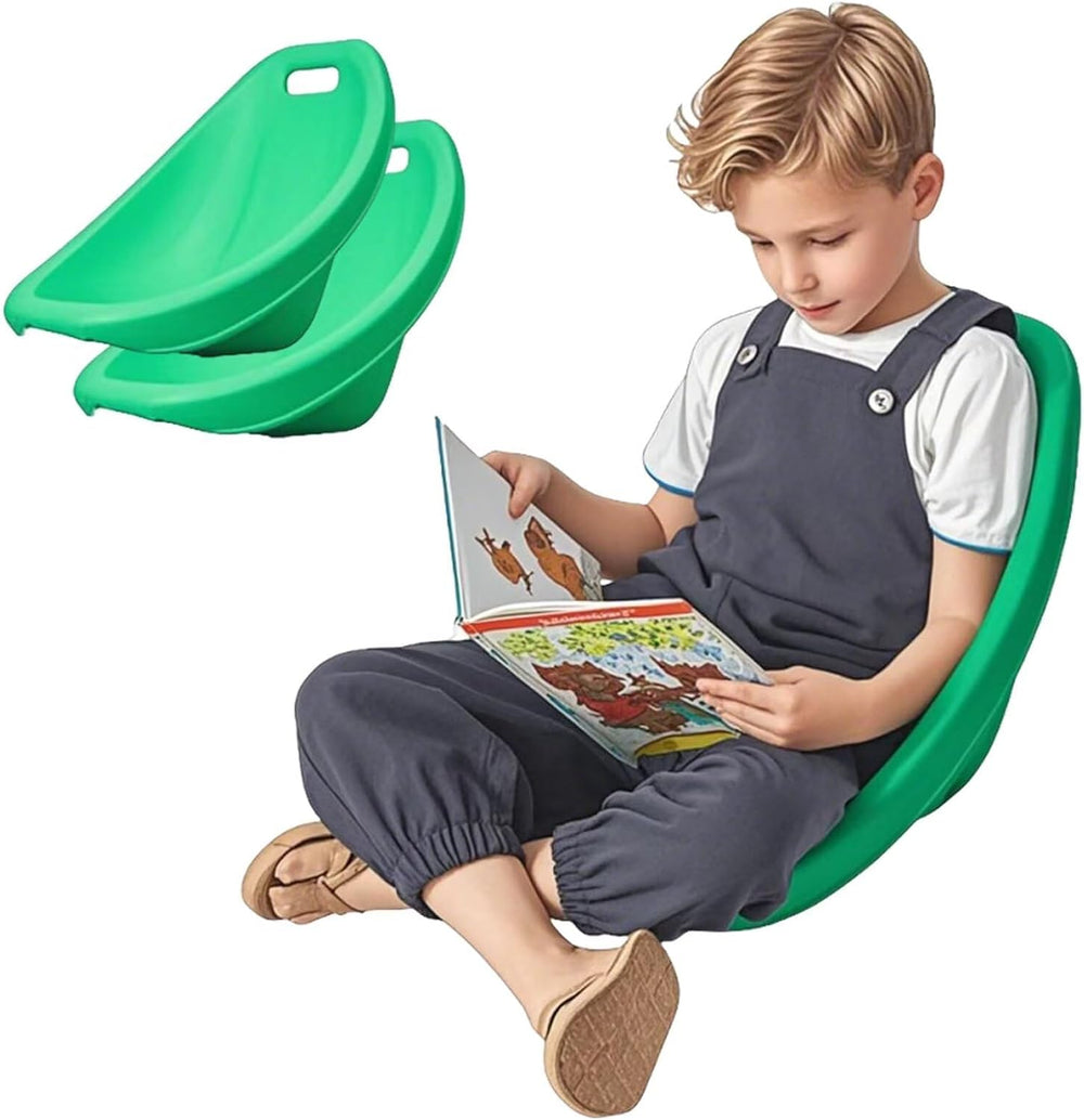 Rocker Chairs for Classroom, Portable Floor Seating with Back Support, Flexib...