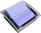 Pop Up Sticky Note Dispenser,3x3 Inches,Sticky Note Holder, Black Base,Sticky Note Dispenser for Office Home Classroom Desk Supplies
