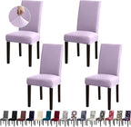Dining Room Chair Covers - Stretch Kitchen Chair Covers Set of 4, Removable Washable Slipcovers for Home, Hotel, Banquet