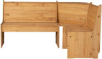 Linon Waldron Corner Nook Set NAT Kit
