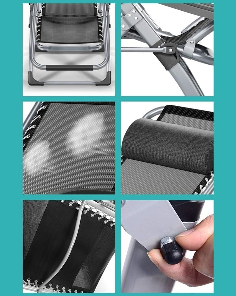 Sun Loungers Lounge Chair, Folding Hospital Accompanying Bed, for Living Room, Bedroom, Office, Garden,(D)