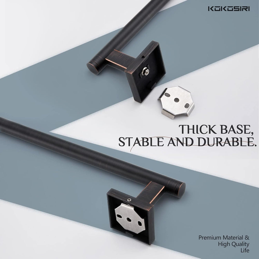 KOKOSIRI Bathroom Towel Bars 12 Inch Towel Ring Oil Rubbed Bronze 30CM Hand T...