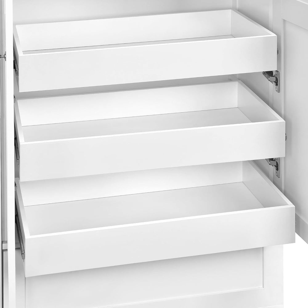 RUNNA 73.6" Tall Farmhouse Kitchen Pantry,Freestanding Large Capacity St...