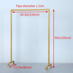 Industrial Pipe Clothing Rack 59in,Clothes Racks for Hanging Clothes,Heavy Duty Display Garment Rack
