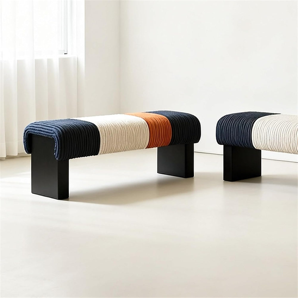 Modern Bed end Bench Bedroom Living Room Dressing Shoe Changing Entryway(Large)