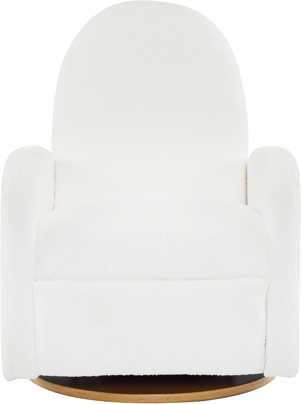 Merax Boucle 360 Swivel & Glider Recliner Chair, Adjustable Nursery Glider Rocker for Living Room, Bedroom Beige