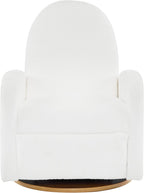 Merax Boucle 360 Swivel & Glider Recliner Chair, Adjustable Nursery Glider Rocker for Living Room, Bedroom Beige