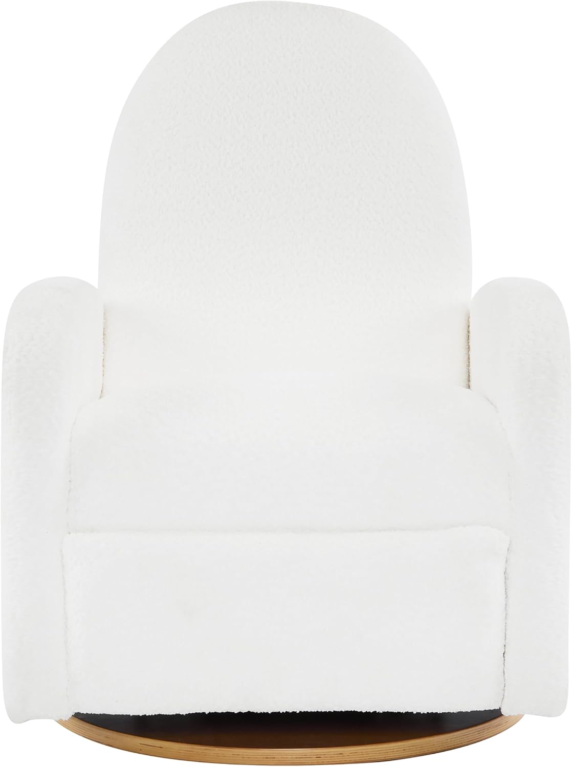 Merax Boucle 360 Swivel & Glider Recliner Chair, Adjustable Nursery Glider Rocker for Living Room, Bedroom Beige