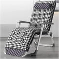 Folding Sun Lounger Adjustable Reclining Lounge Chair Gravity with Pillow and Massage Armrests(A+Cushion a)