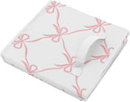 Sweet Jojo Designs Set of 2 Collapsible Fabric Storage Cubes (Pink Bows) for Girls, Baby, Kids, Childrens Foldable Bins Organizer Boxes Toys (Bow for Ballerina, Ballet Dancer, Princess Collection)