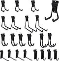 Slatwall Hooks Accessory 22 Hooks Heavy Duty Single and Double Slatwall Hooks & Hanger Metal Accessories Effortless Installation & Removal