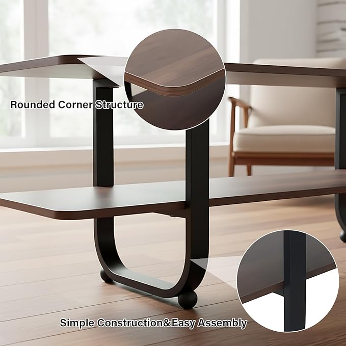 Tiita Bamboo TV Stand with Storage for TV up to 65 inch, Bamboo Rattan TV Con...