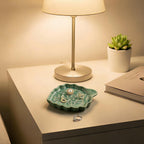 Ceramic Leaf Ring Dish, Small Trinket Tray with Gift Box | Holds rings, earrings, necklaces, keys, coins, and hair clips in one easy-to-see spot for daily use at home