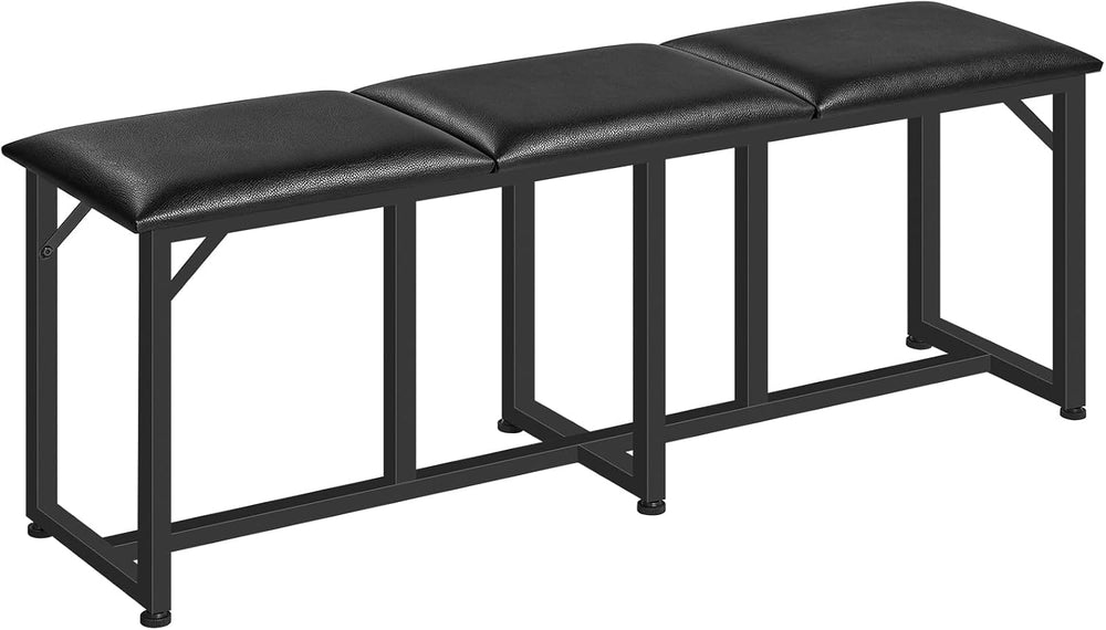 MAHANCRIS Dining Bench, 47.2 Inch Dining Room Bench | Entryway Bench with Met...
