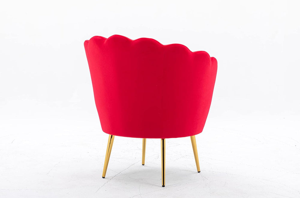 Modern Accent Velvet Chairs Comfy Upholstered Vanity Chairs for Bedroom Armch...