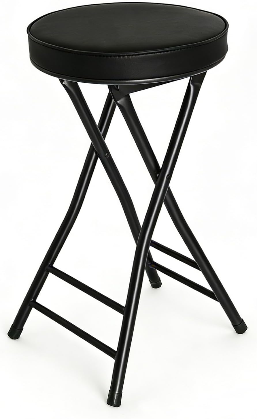 Folding Stool,24 Inch Foldable Portable Height Bar Stools Chair | Adult Tall ...