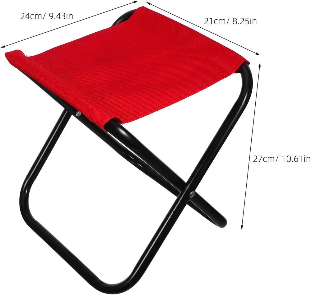 1Pcs Foldable Stool Heavy Duty Portable Folding Chair Strong Wear | 1Pcs Fold...