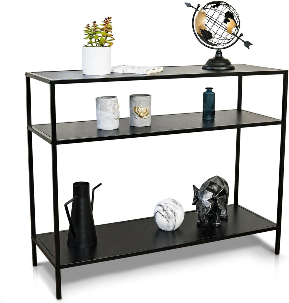 WENKO Industrial Console Table Maximum Load 10 kg Black