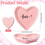 Roycraft Mr & Mrs Jewelry Dish Ring Heart Valentines Gift Ceramic Jewelry Plate Ring Dish Ceramic Jewelry Tray Engagement Tray Wedding Trinket Dish