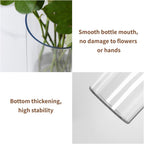 4 Pack Acrylic Cylinder Vases for Centerpieces,5x10 inch Tall Clear Flower Vase, Unbreakable Vases,Hurricane Candle Holders Floating Candle Vase for Wedding Dinner Table Party Living Room Decor