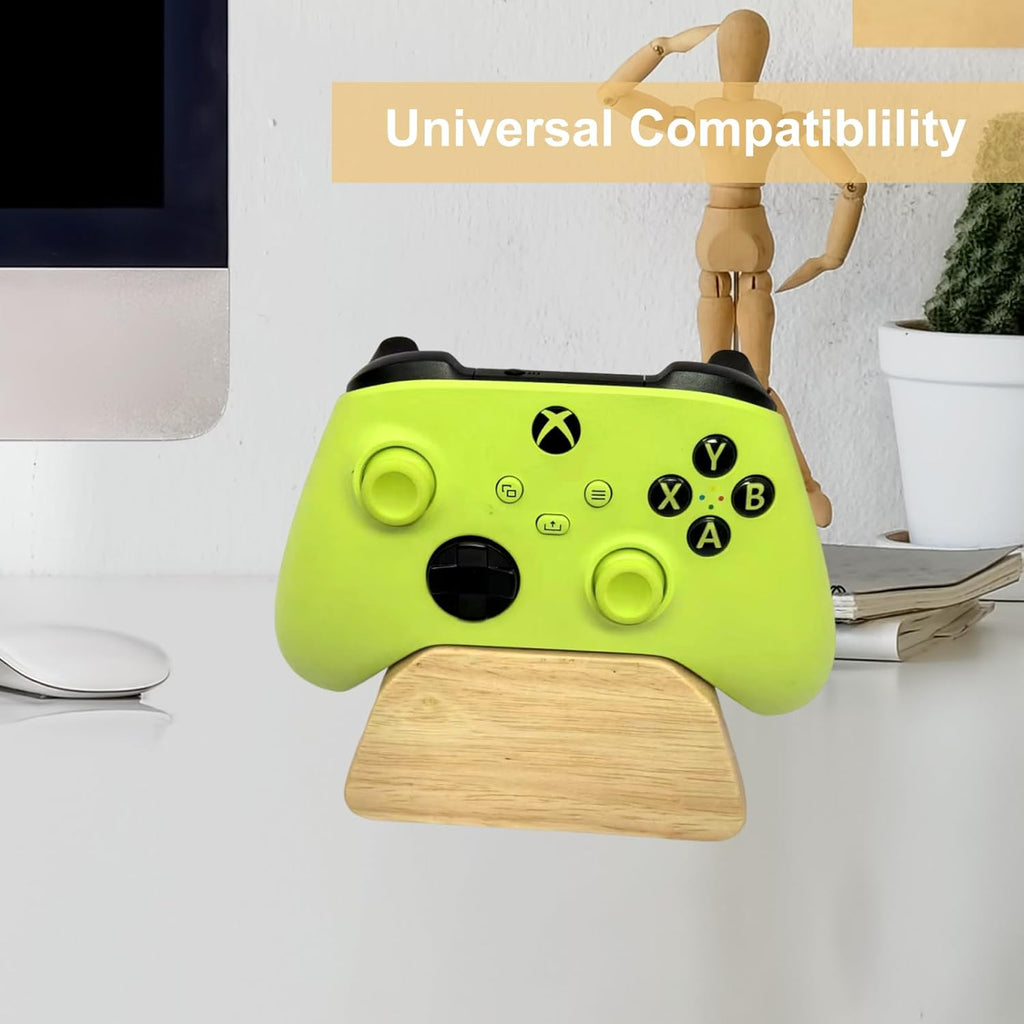 Solid Wood Controller Holder Gaming Controller Stand for Desk Controller Organizer Fits Xbox,Ps4,Ps5,Best Gift for Son,Husband,Boyfriend