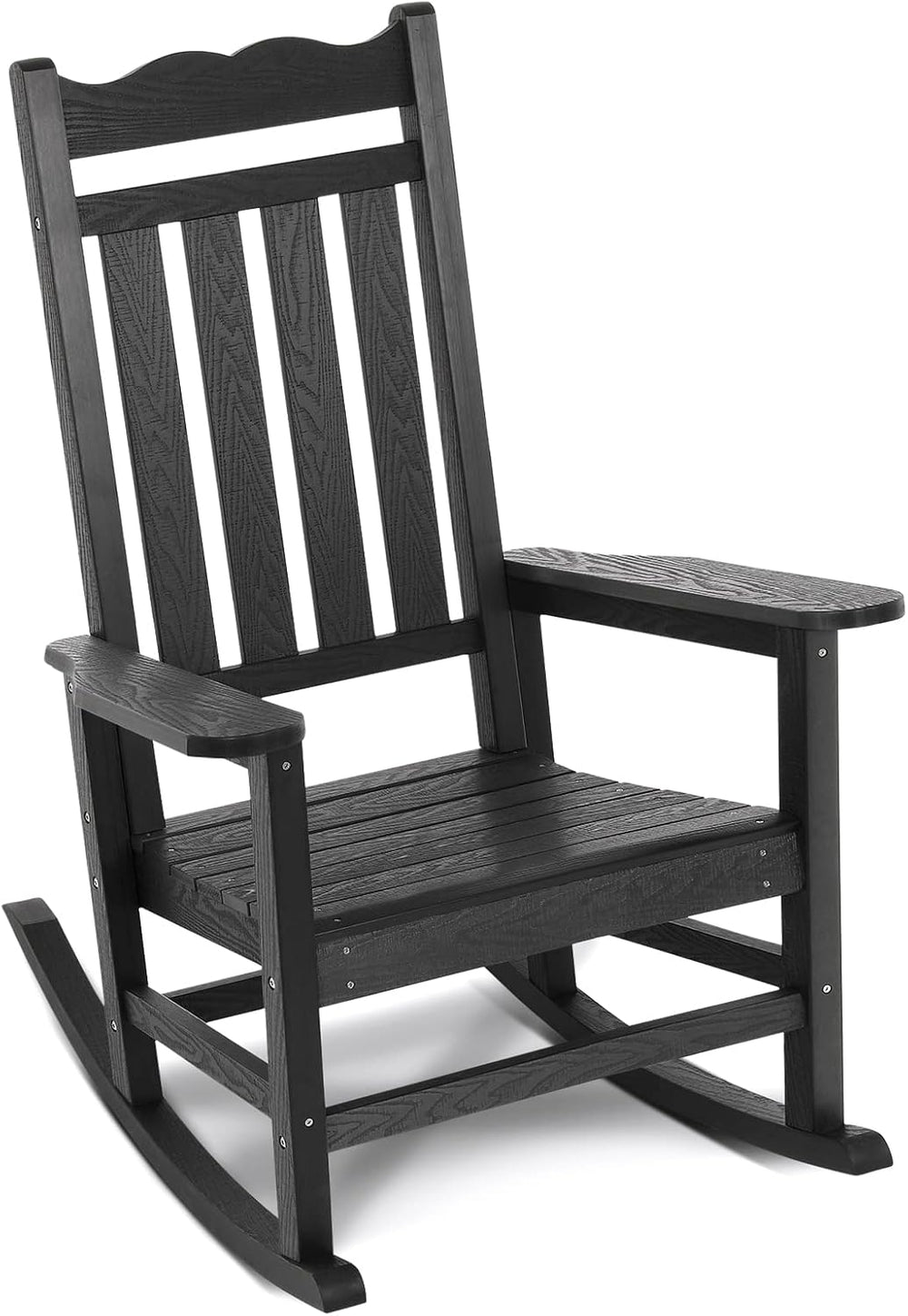 Stoog Patio Rocking Chair, All-Weather Porch Rocker, 400 lbs Weight Support, ...