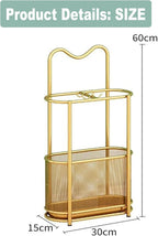 Freestanding Cat Ear Design Umbrella Holder for Entryway,Metal Mesh Umbrella Rack with Hooks & Bottom Drip Tray Storage Organizer Umbrella Stand,for Canes,Umbrellas,Home,Office,Hotel