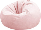 Kisoy Stuffed Animal Storage Bean Bag Cover Pets Dogs/Cats Lazy Beds. Washable Ultra Soft Corduroy Stuffed for Organizing Plush Toys or Textile, Sack Bean Bag