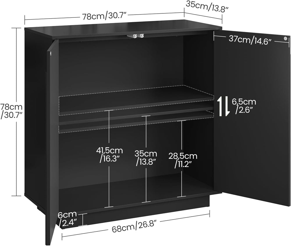 Buffet Cabinet, Sideboard Buffet Cabinet with Storage, Coffee Bar Cabinet, Pu...