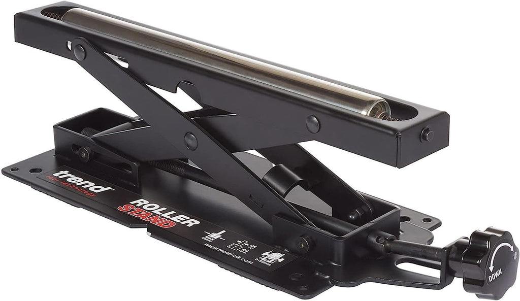 Trend Set of 2 Adjustable Miter Saw Roller Stand, 140 lbs Capacity and Height Adjustment from 2 inches to 6.3 inches, R/STAND/A/2