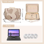 Tourmate Hard Storage Case for BOIFUN/POFOTO/YOTON 17.5" 16.9" 15.5" Portable DVD Player,PJGCWB 16.9" POFOTO 15.7" Portable EVA Box (Only Box) (Camouflage (khaki))