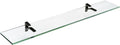 Spancraft Glass C-12x48-Black Cardinal Glass Shelf, 12" x 48", Black
