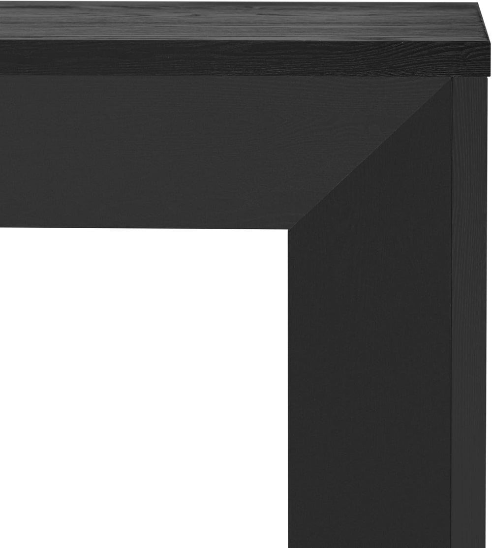 Elegant Console Table,Fireplace Design,Simple and Functional with Wood Veneer...