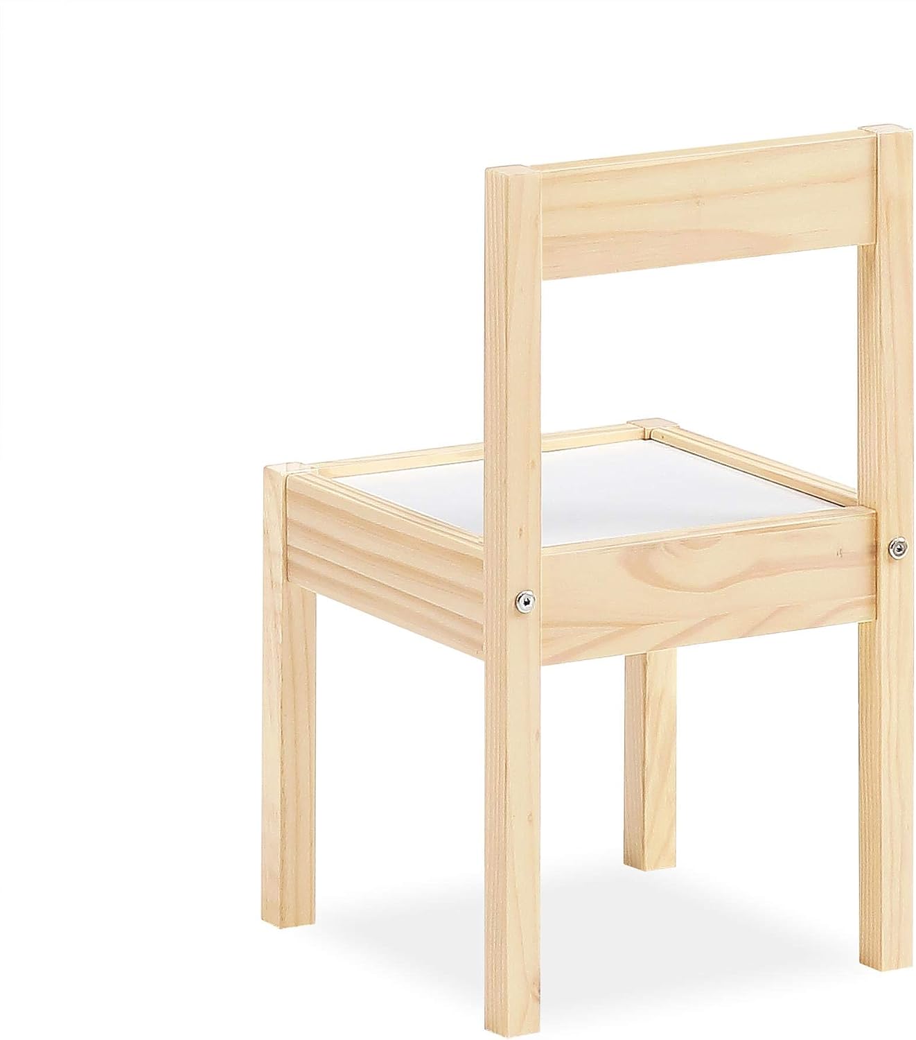 Baby Relax Hunter 3-Piece Kiddy Table & Chair, Natural/White Table Set