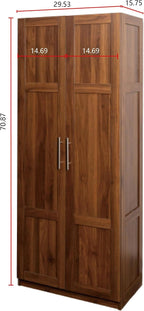 71'' H Kitchen Pantry Cabinet, Farmhouse Kitchen Storage Cabinet with Doors and Shelves, Wood Buffet Sideboard with Drawers, Freestanding Buffet Sideboard, Coffee Bar Cabinet, Walnut