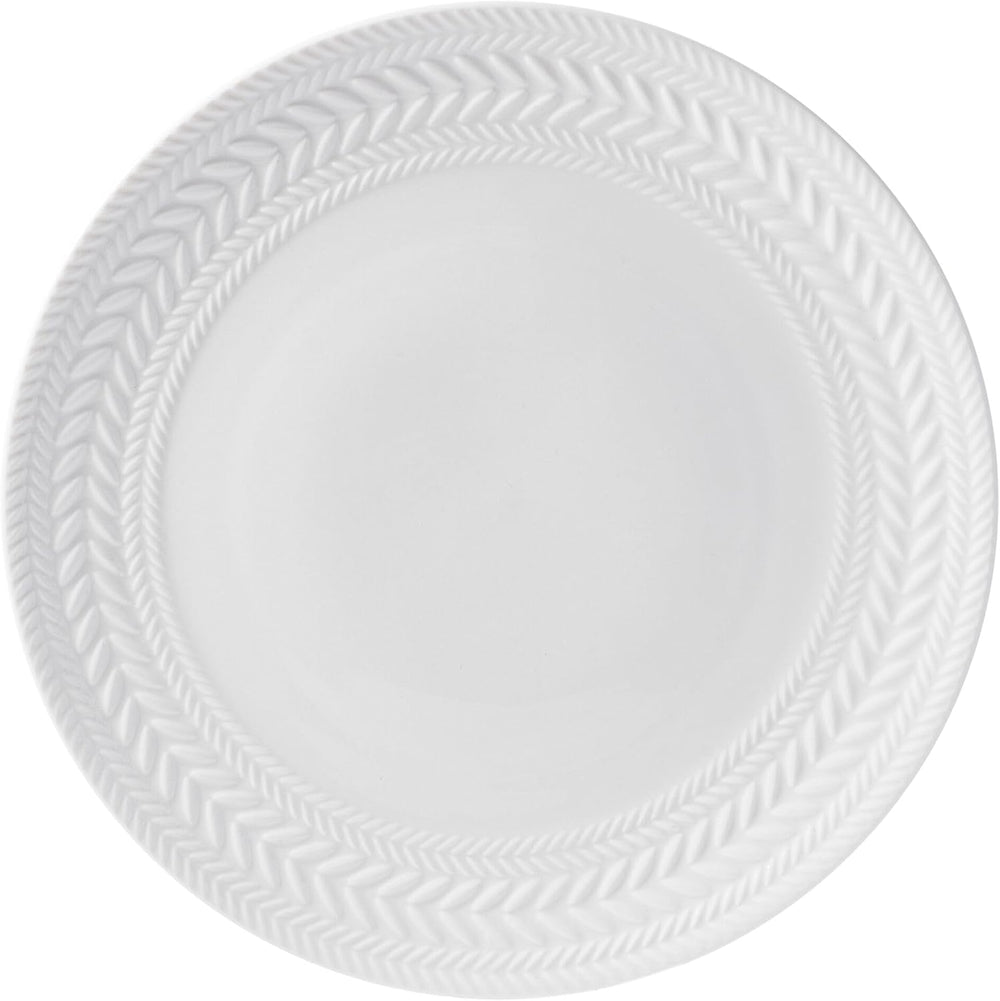 Pfaltzgraff Josephine 24-Piece Dinnerware Set, Porcelain Dish Set with Emboss...