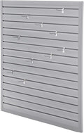 Slat Wall Paneling 4x4 FT, PVC SlatWall Panels Garage Organizer Storage System with Hooks & Accessories, Heavy Duty Wall Mounted Rack