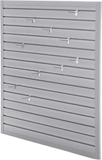 Slat Wall Paneling 4x4 FT, PVC SlatWall Panels Garage Organizer Storage System with Hooks & Accessories, Heavy Duty Wall Mounted Rack