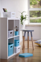 Curver Storage Box Infinity with Dot Pattern, Light Grey, 17 Litre