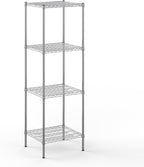 21" Deep x 24" Wide x 74" Height Wire Shelving Kit | 4-Tier | NSF Commercial Storage Rack Unit