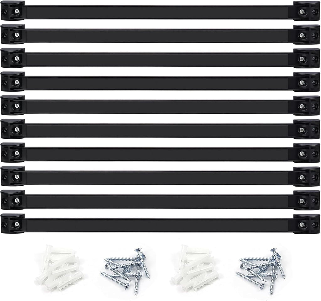 DGSL Magnetic Tool Holder Strip 10 Pack, 18 In Heavy Duty Tool Organizer Magnetic Strip, Tool Magnet Bar For Garage Tool Organization