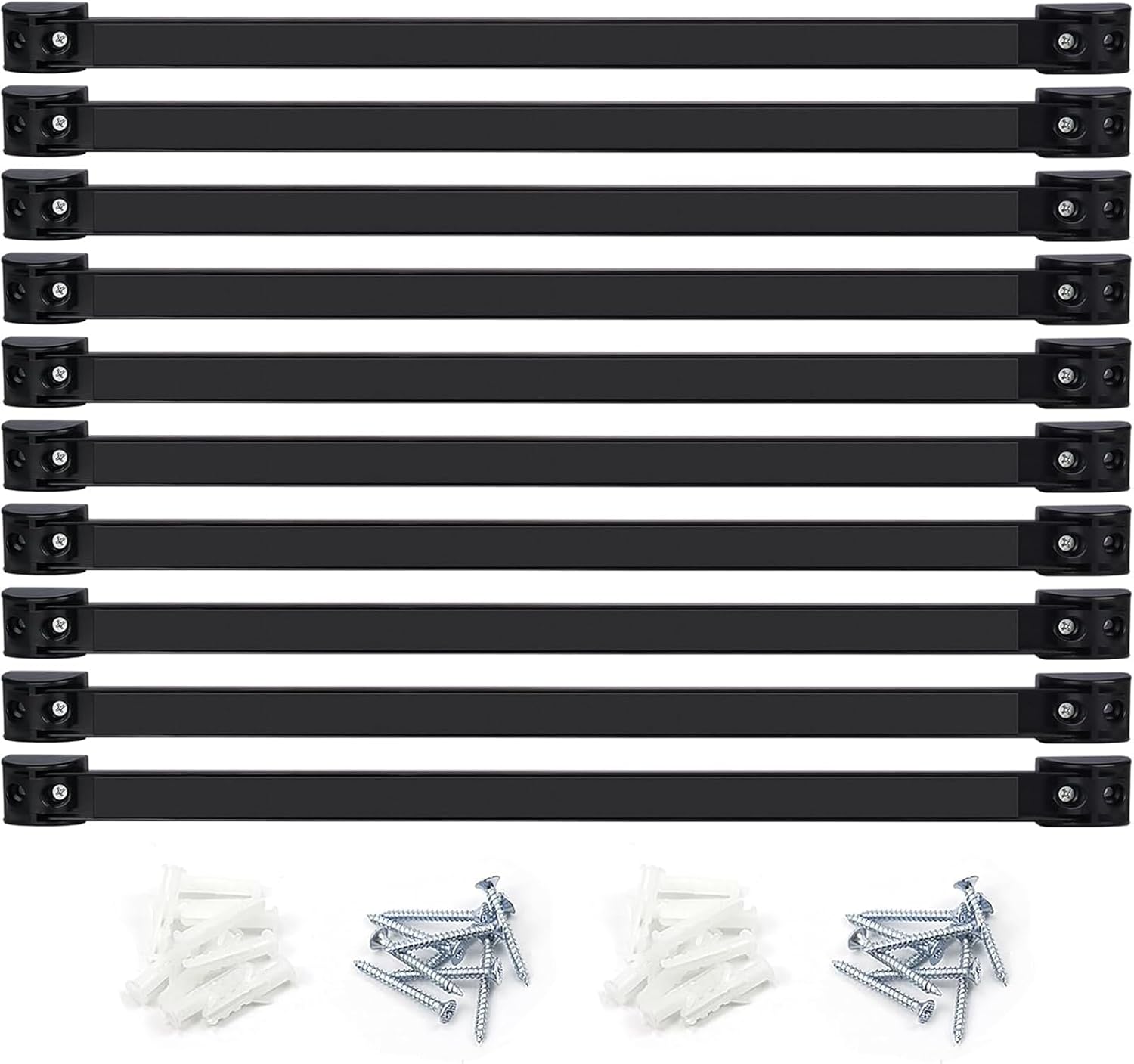 DGSL Magnetic Tool Holder Strip 10 Pack, 18 In Heavy Duty Tool Organizer Magnetic Strip, Tool Magnet Bar For Garage Tool Organization