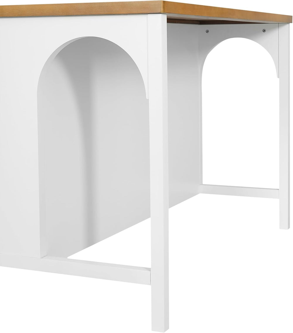 Christopher Knight Home Elle 56" Kitchen Island with Open Storage, Farmh...