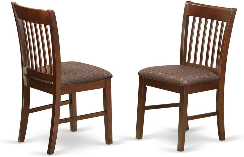 HomeStock 5 Piece Dinette Set for 4 Includes a Round Dining Table with Pedest...