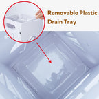 White Square Umbrella Organizer, Umbrella Stand for Entryway, Storage Bin Freestanding for Home, Office, Hotel