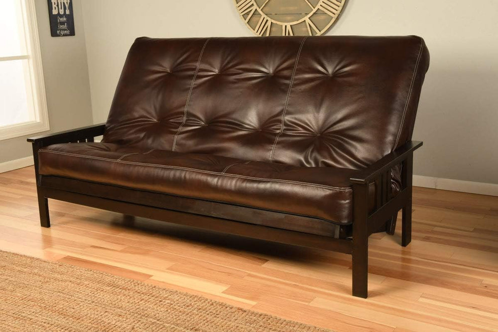 Kodiak Furniture Monterey Queen-size Futon, Espresso Finish with Oregon Trail...