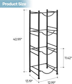SEHERTIWY 5 Gallon Water Cooler Jug Rack, 4 Tier Detachable Water Bottle Storage Rack, Heavy Duty Water Bottle Organization for Home, Office