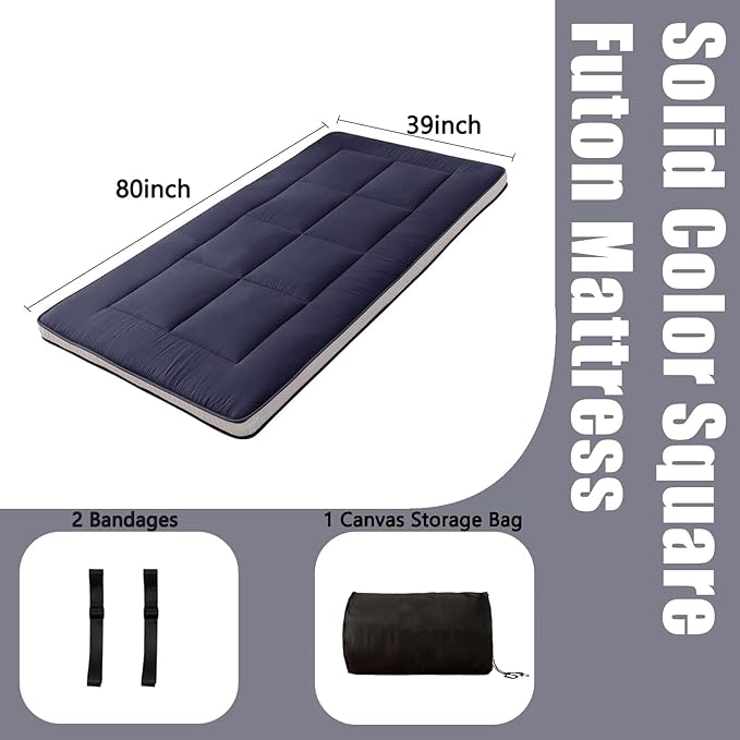 MAXYOYO Japanese Floor Mattress Futon Mattress Twin Bed Mattress, Single Matt...