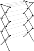 Honey-Can-Do Collapsible Clothes Drying Rack – Durable, Space-Saving Laundry & Towel Rack, Sturdy Clothing Rack for Hanging Clothes Indoors & Outdoors, Steel